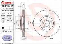 Brembo 09A72811  