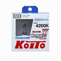 KOITO P0751W   Whitebeam H1 12V 55W (100W) 4200K,  2 .