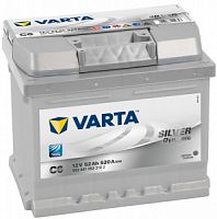 VARTA552401052SilverDynamic12V52AH520A207175175(C6)