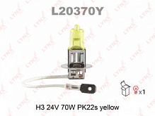 LYNX L20370Y  .  YELLOW H3 24V 70W PK22S