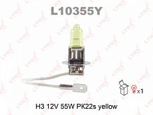 LYNX L10355Y  .  YELLOW H3 12V 55W PK22S