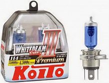 KOITO P0744W   Whitebeam Premium H4 12V 60/55W (135/125W) 4500K,  2 