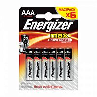 Energizer 7638900410761 Бат. MAX E92/AAA 6 шт/бл Alkaline 